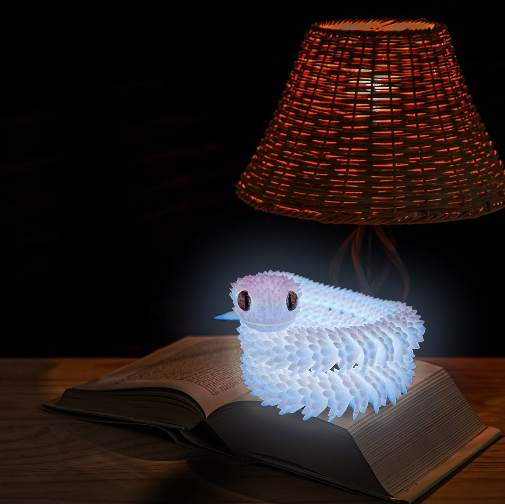 Awesome 3D Printed Snake Toys Grow in dark, Flexible 3D Printed Animal, Eco-Friendly Fidget ADHD Snake Toys, Perfect Desk Pet for Animal Collectors