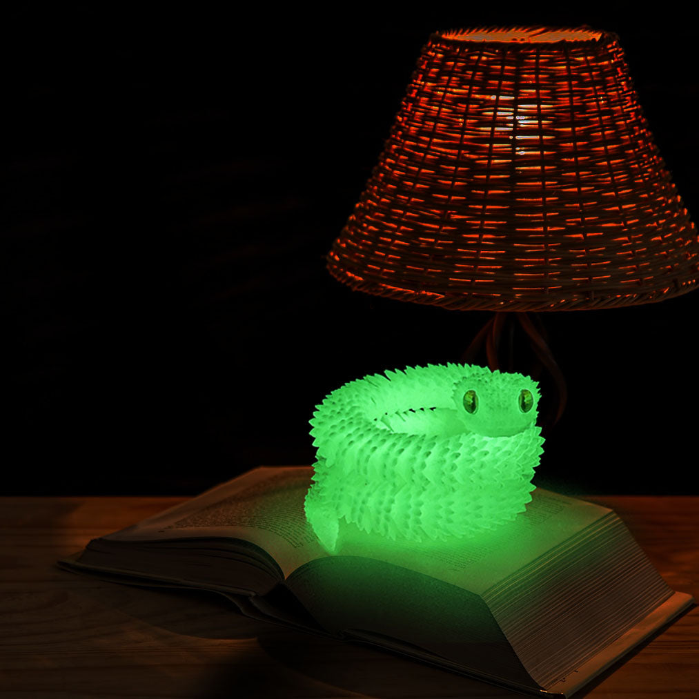 24in 3D Printed Snake Toys, Flexible 3D Printed Animal, Eco-Friendly Fidget ADHD Snake Toys, Perfect Desk Pet for Animal Collectors